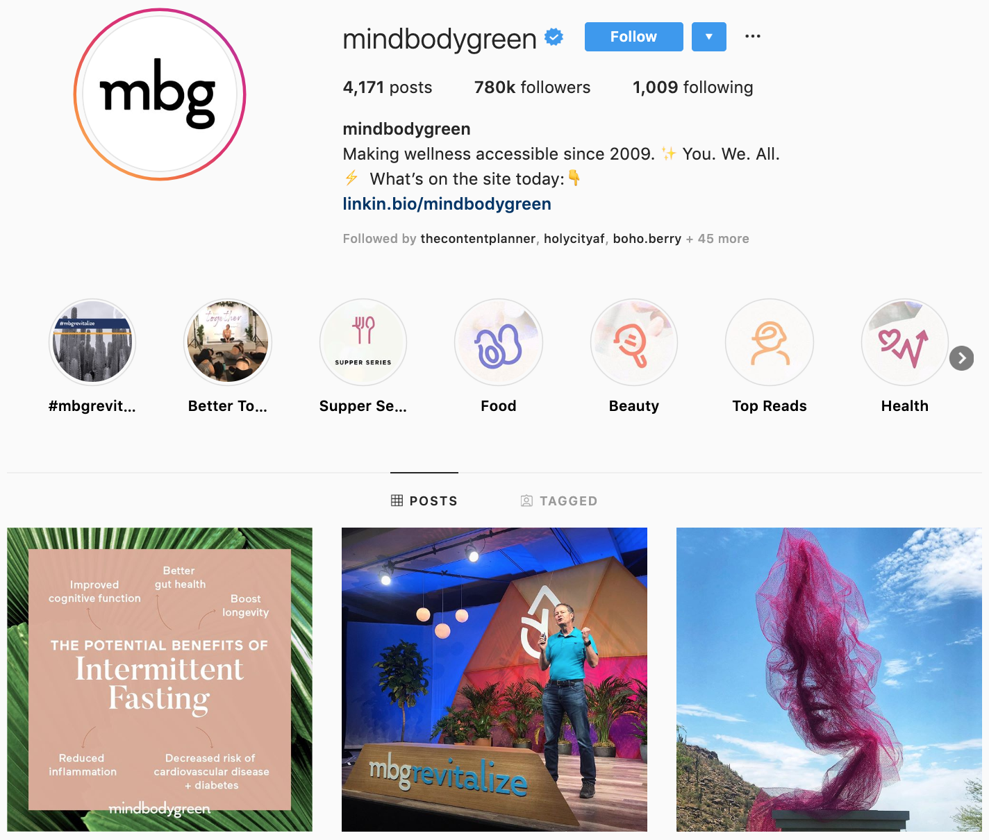 Mindbodygreen en Instagram: las mejores marcas a seguir