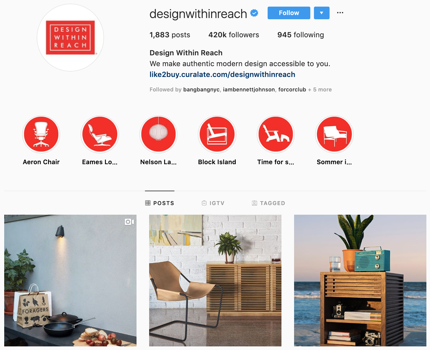 Diseño a su alcance en Instagram: las mejores marcas a seguir