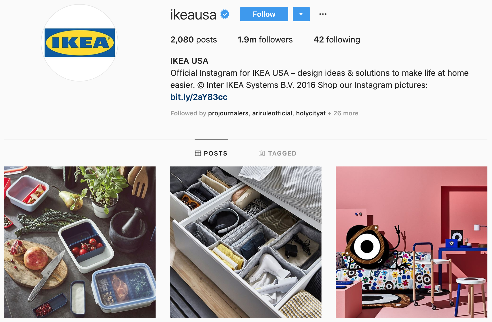 IKEA en Instagram - las mejores marcas a seguir