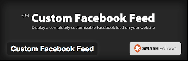 Ejemplo de botón personalizado de feed de Facebook