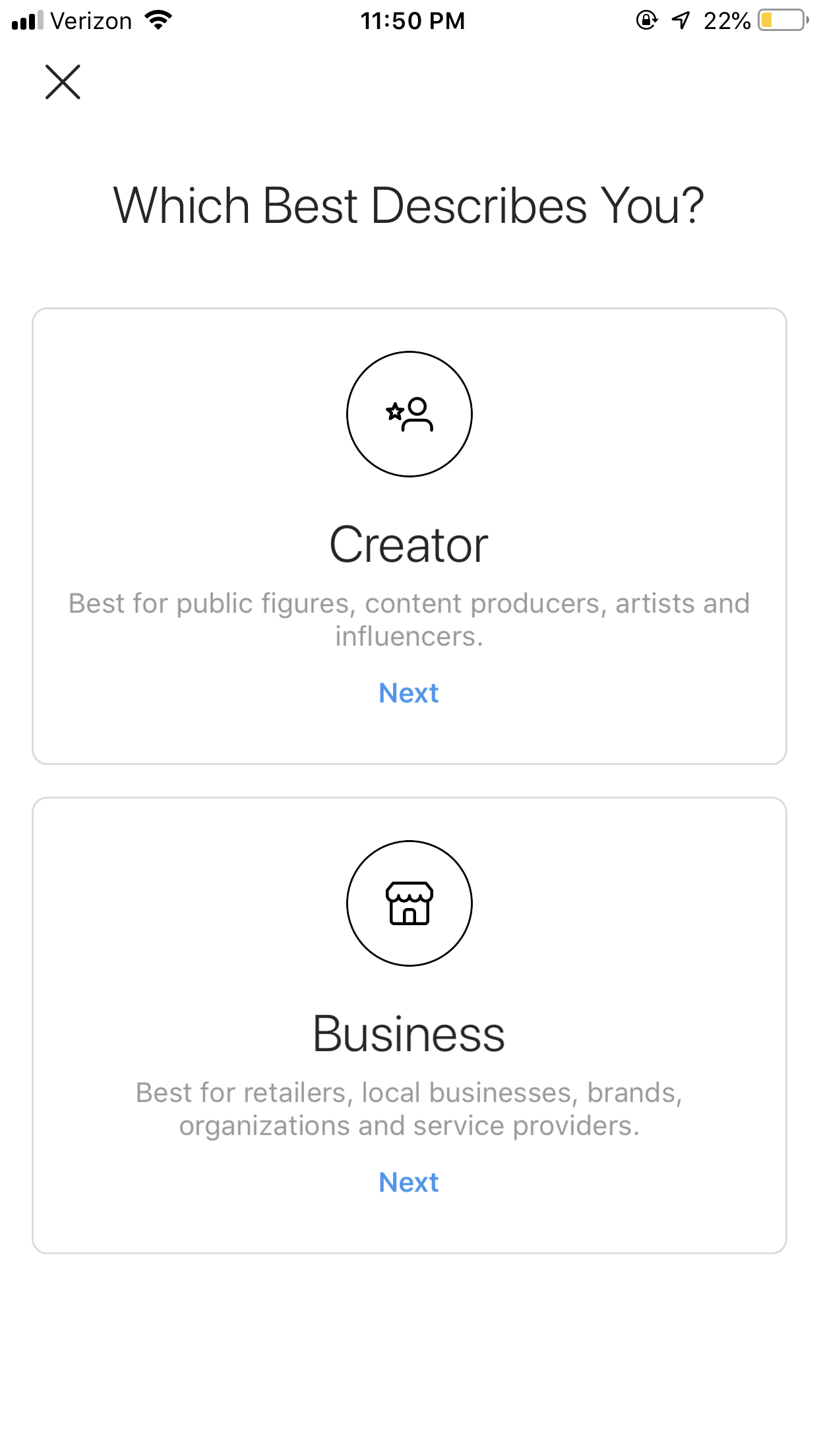 perfil empresarial de instagram - cuenta de creador vs empresa